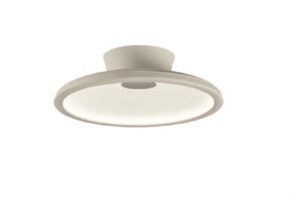 PLAFON 30W. LUZ INDIRECTA ALUMINIO BLANCO-